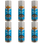 6X Hycote Silver Wheel Spray Paint 400ml Spray Paint
